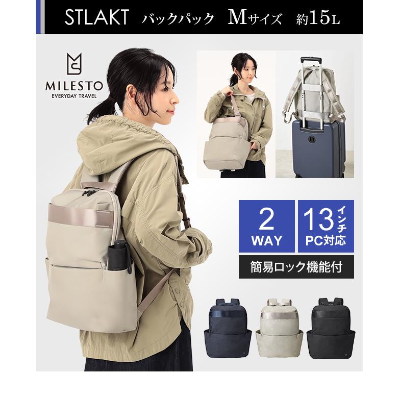 STLAKT ミレスト ストラクト ラウンド バックパック M サイズ 2WAY