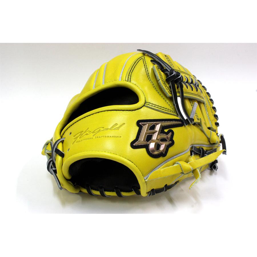 己極 ハイゴールド グローブ 軟式用 OKG-7105 SRレモンイエロー 三塁
