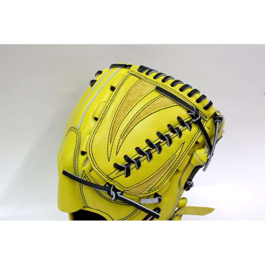 己極 ハイゴールド グローブ 軟式用 OKG-7101 SRレモンイエロー 投手用