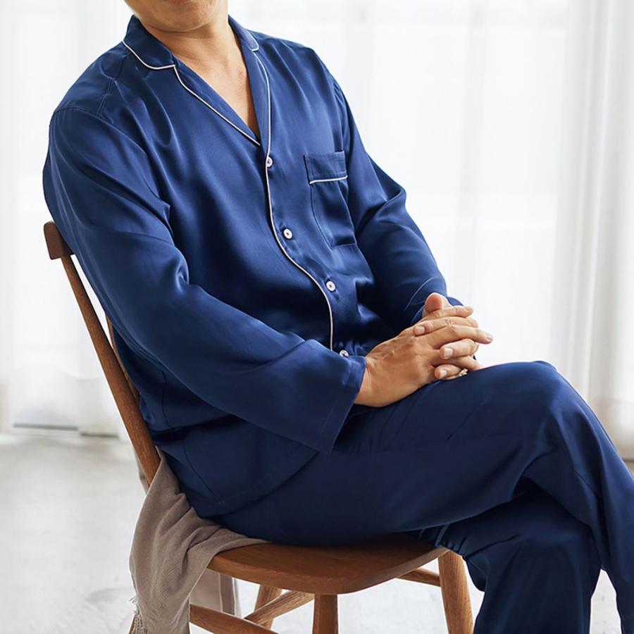 GUNZE（グンゼ） パジャマ ルームウェア メンズ シルク100％ 絹