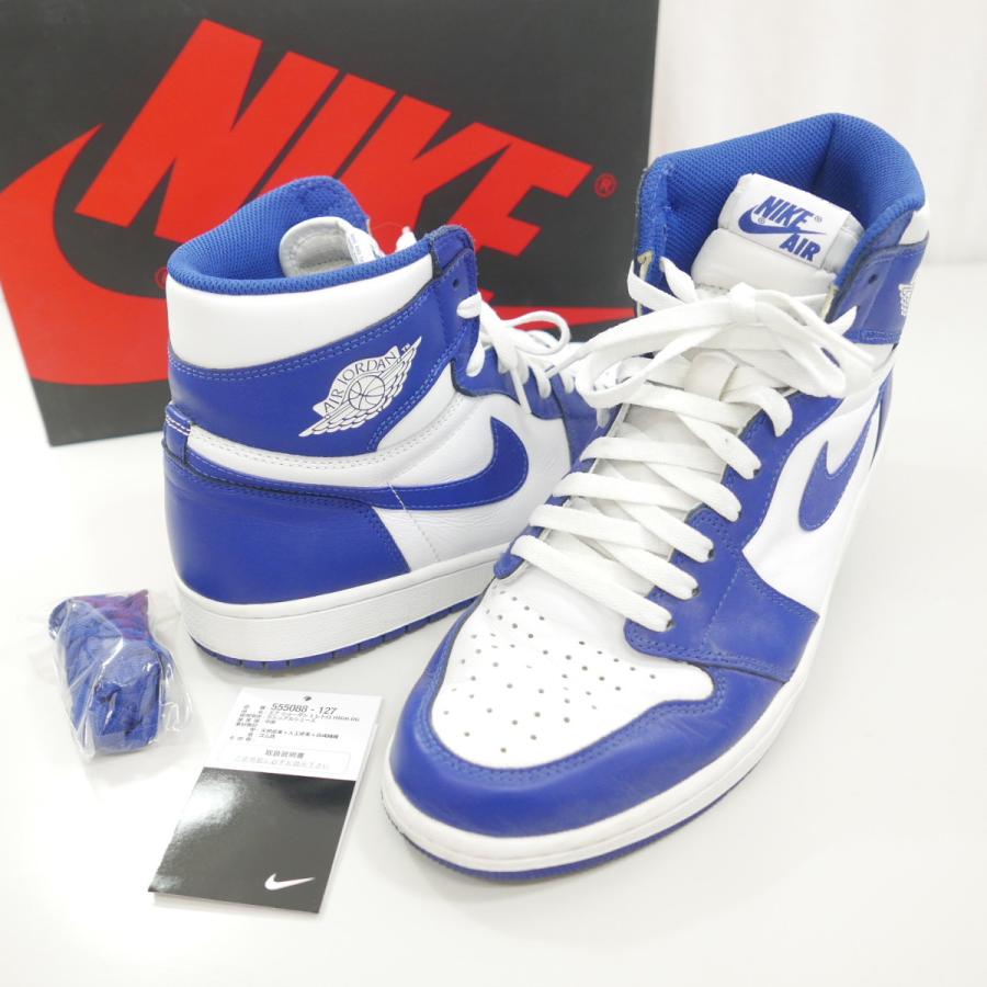 NIKE（ナイキ） AIR JORDAN 1 RETRO HIGH OG STORM BLUE エア