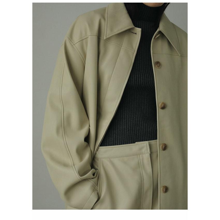 anuke（アンヌーク） anuke 2024FallWinter アウター Ecoleather Over