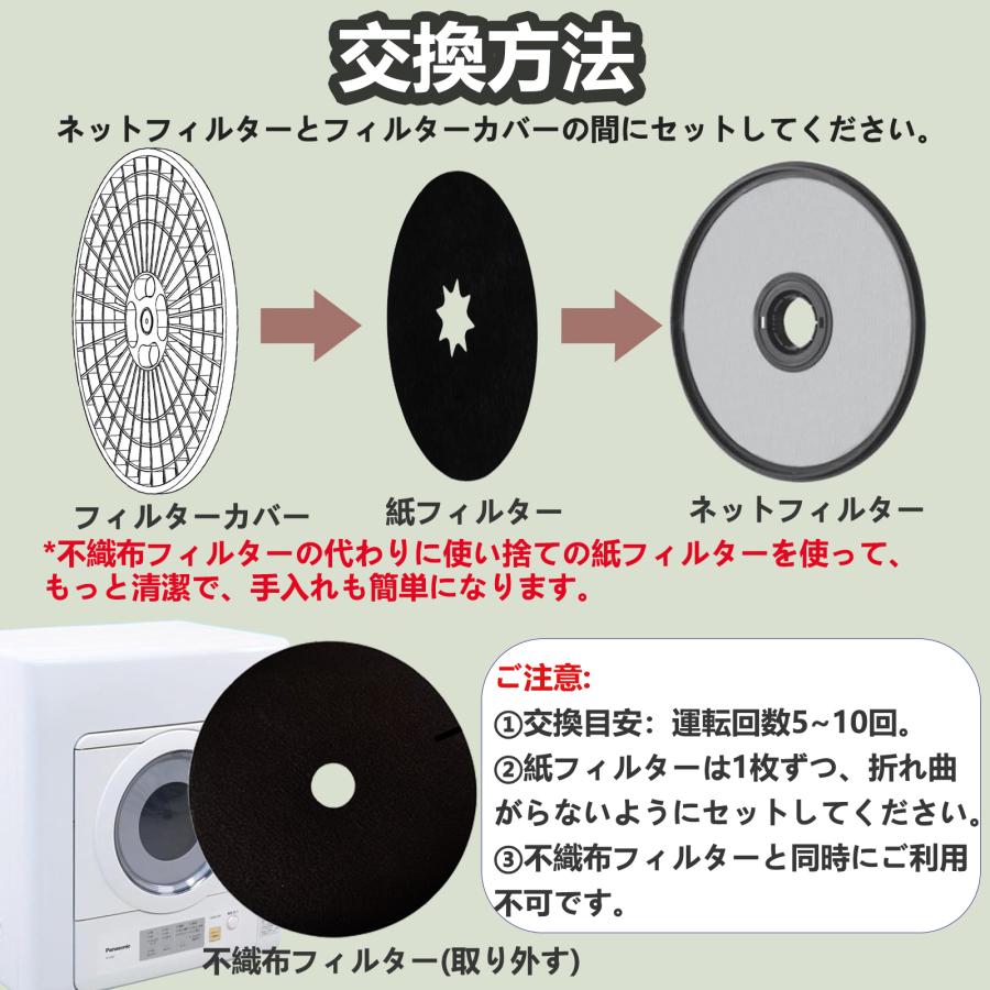 パナソニック乾燥機用フィルター ANH3V-1600 ANH3V-1200対応紙