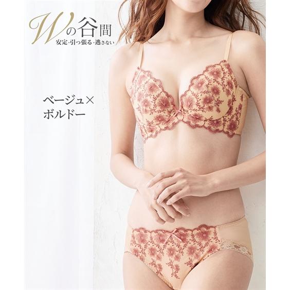 ニッセン（nissen） ブラショーツセット B70/M-D80/L Wでバストを