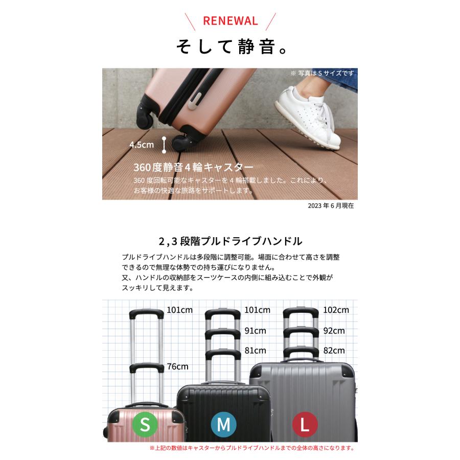 DABADA（ダバダ） 【アウトレット品】スーツケース Mサイズ 3日〜5泊