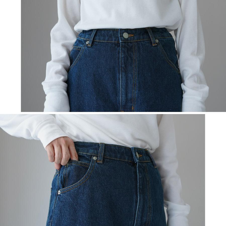 MidiUmi（ミディウミ） ハイウエスト カーブデニム / レディース