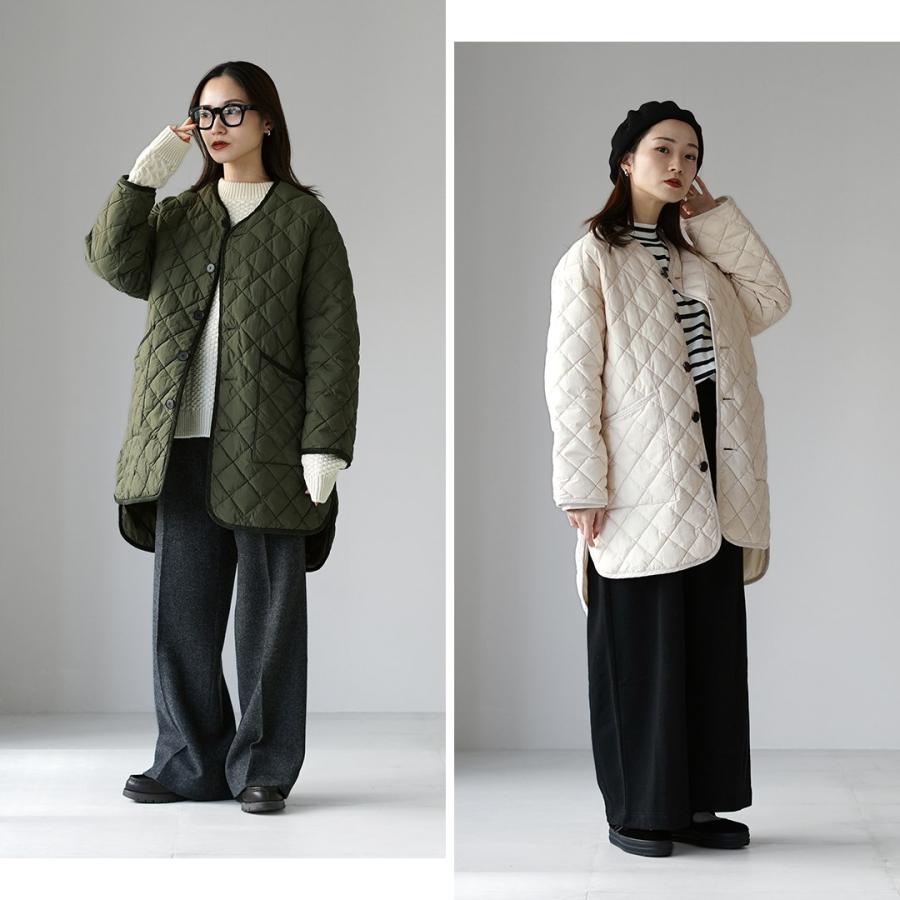 GYMPHLEX（ジムフレックス） ノーカラー キルトジャケット