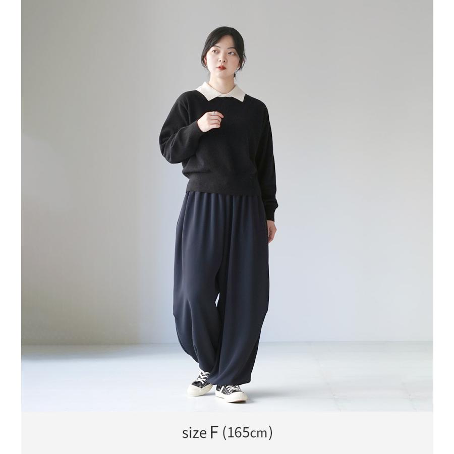 mizuiroind（ミズイロインド） ハイゲージ 襟付き ニット / プル