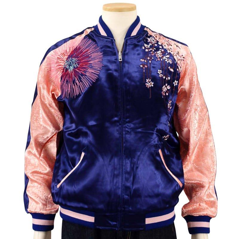 ハローキティ花火花魁刺繍スカジャン HKSJ-003 サンリオ × スイッチ