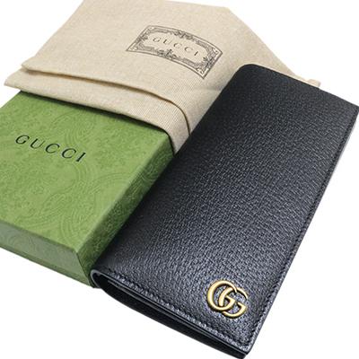 GUCCI（グッチ） 428740 DJ20T 1000 NERO ブラック GGマーモント 二