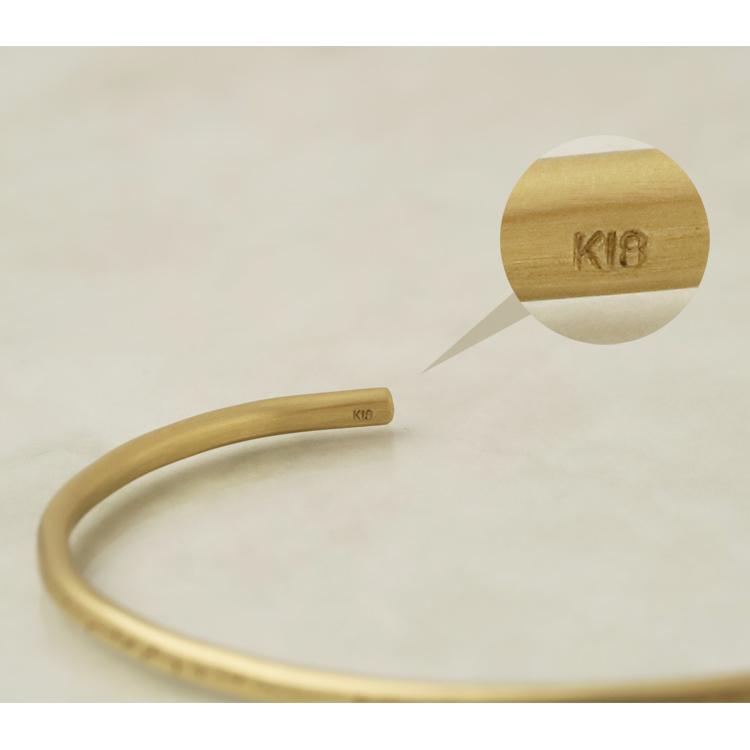 DEVAS 【土日限定10000円OFFクーポン有】 k18 バングル 18金