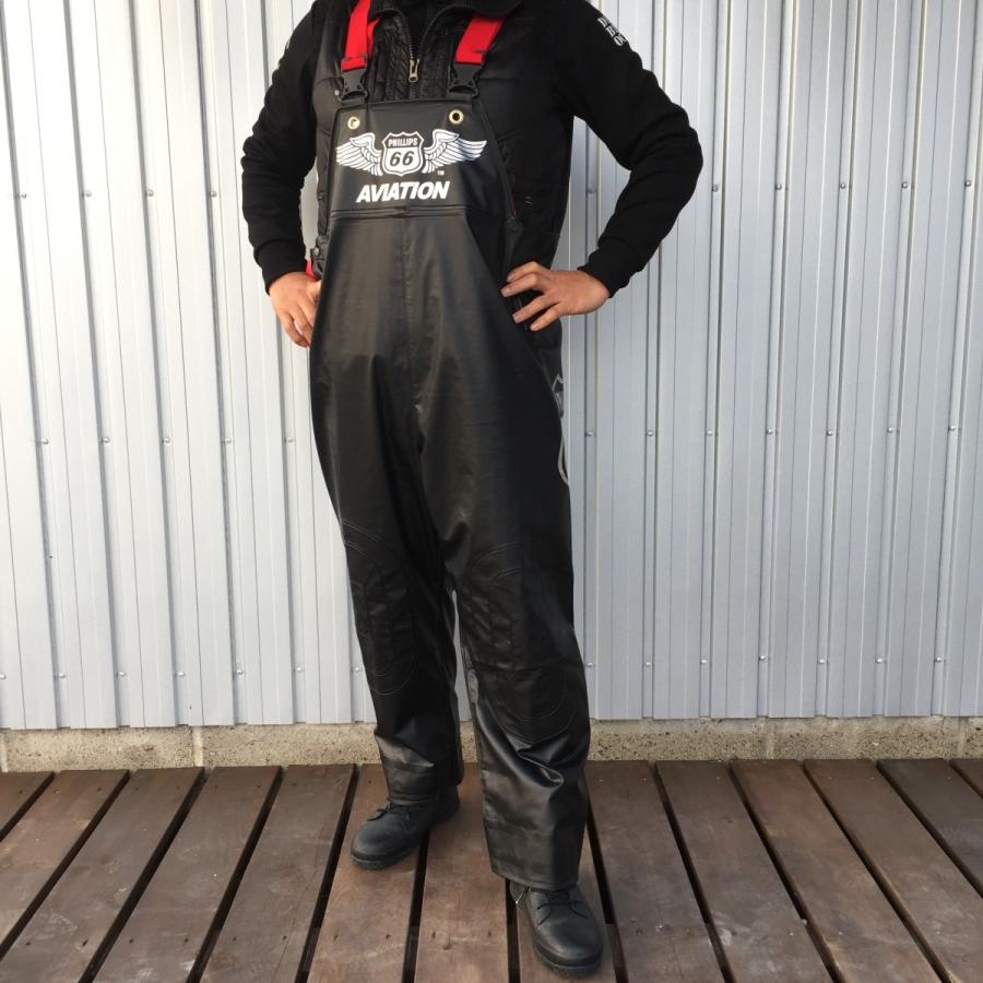 PHILLIPS PVC防水サロペットPH66-MS152高級PVCマリンウェアサロペット