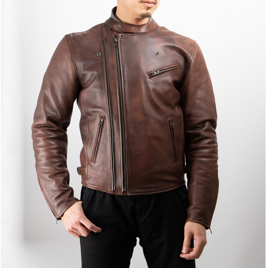 DEGNER（デグナー） バイク用レザージャケット 牛革 カウ ライダース
