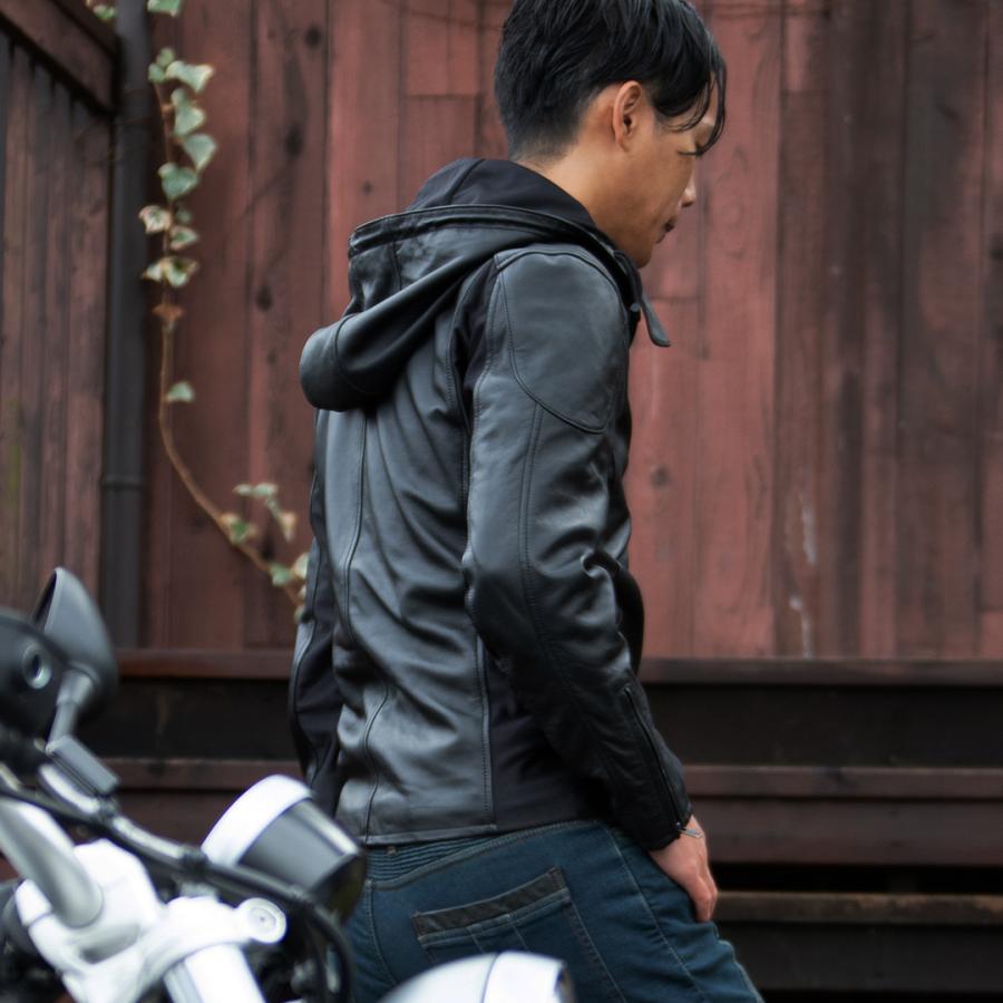 DEGNER（デグナー） フード付きレザージャケット 24SJ-3 ライダース