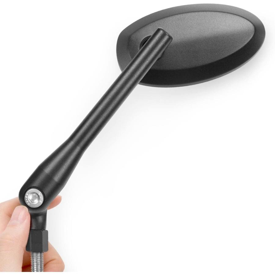 並行輸入品】KiWAV トラスティー バイクミラー 黒 10mm 1.25ピッチと5