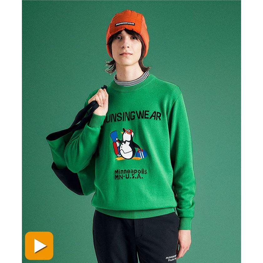 Munsingwear（マンシングウェア） 公式 クルーネックセーター メンズ