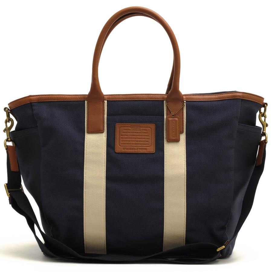 COACH（コーチ） トートバッグ F71266 GETAWAY HERITAGE SOLID CANVAS