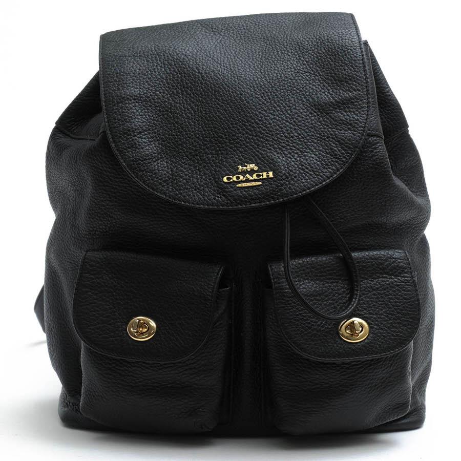 COACH（コーチ） リュック F29008 Billie Pebbled Leather Backpack