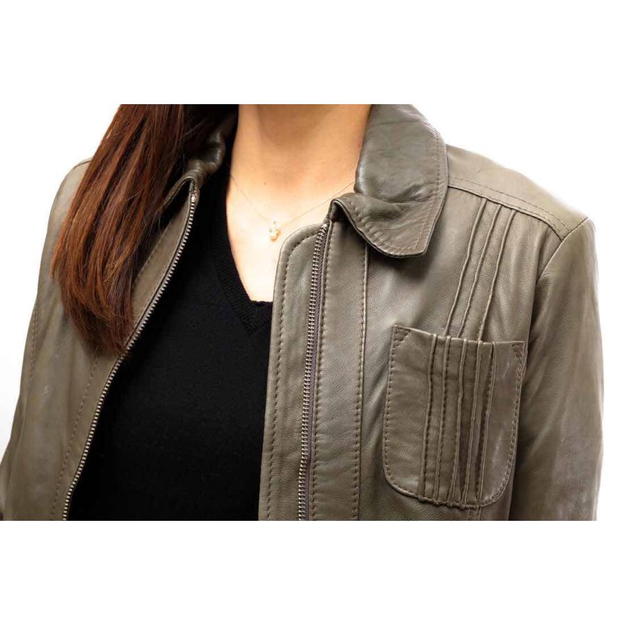 DIESEL（ディーゼル） ブルゾン RN93243 CA25594 羊革 ラムレザー