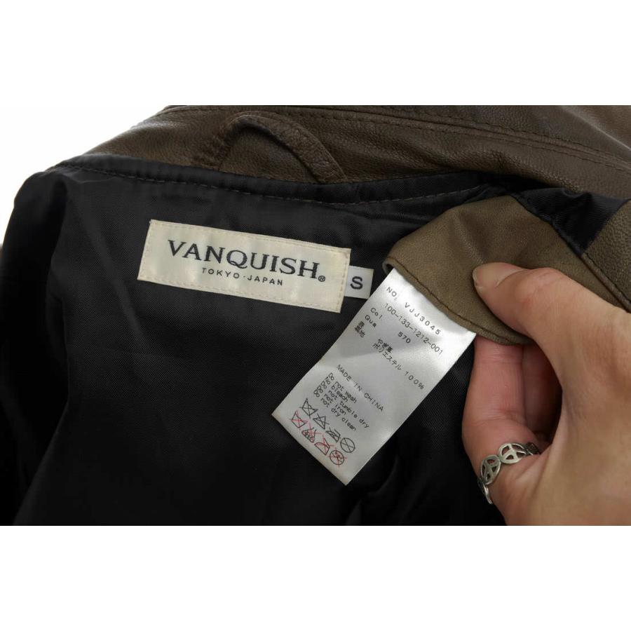 VANQUISH（ヴァンキッシュ） ダブルライダース VJJ3045 ゴートレザー
