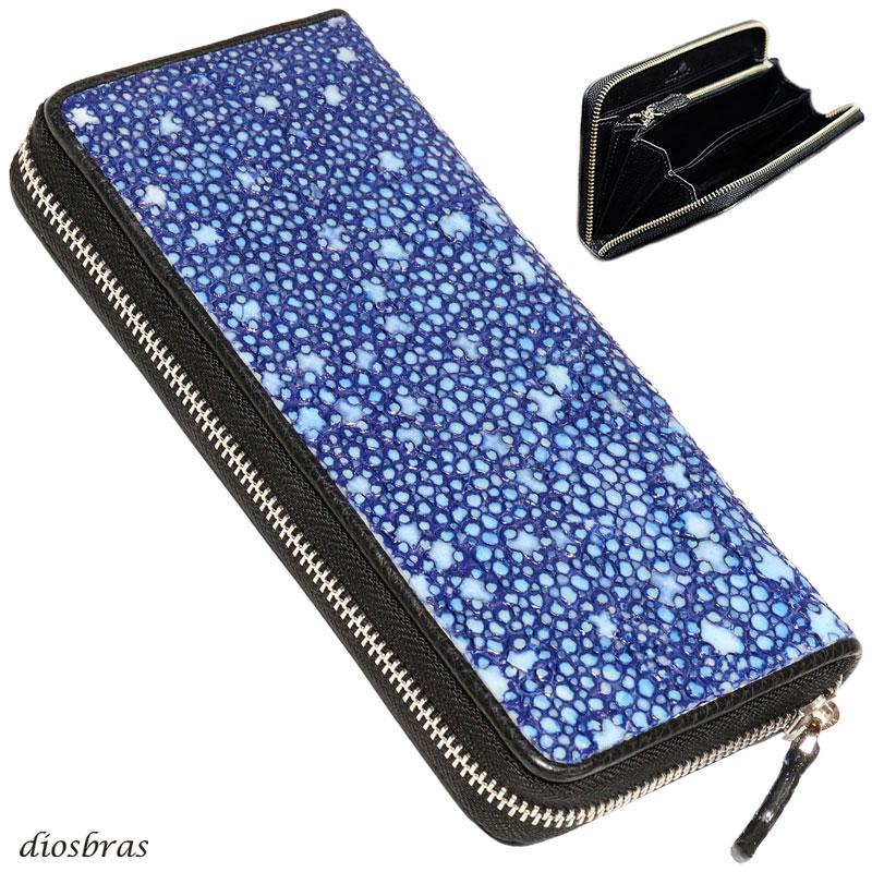 財布 ラウンドファスナー スティングレイ 本革 スティングレー スター