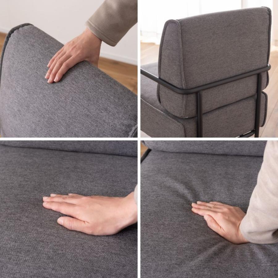 パーソナルチェア グレー ラウンジチェア シングル 一人掛け 一人用