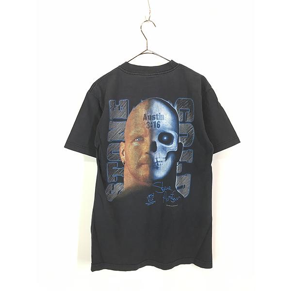 古着 90s USA製 WWF Stone Cold Austin 3:16 「JACKASS!」 レスリング
