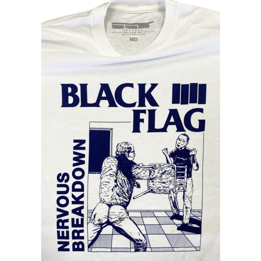 ブラッグ フラッグ・BLACK FLAG・NERVOUS BREAKDOWN・Tシャツ・ロックT