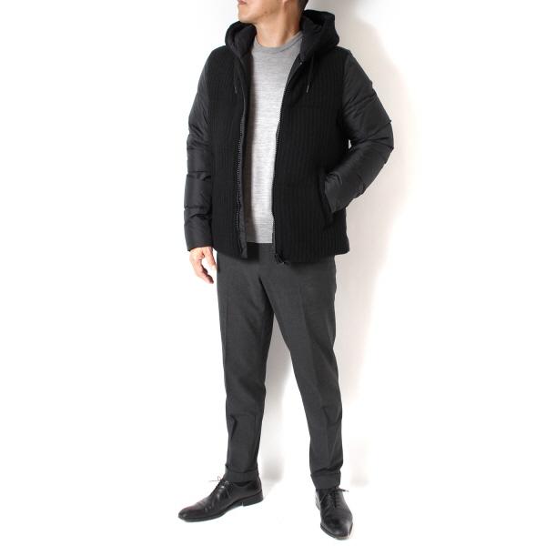 HERNO（ヘルノ） 24AWモデル メンズ ニット切替 ダウンジャケット
