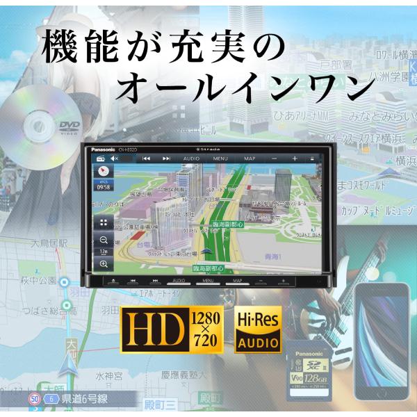 Strada CN-HE02D パナソニック ストラーダ 7V型 180mmモデル カーナビ
