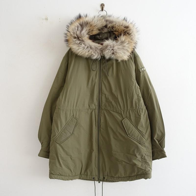 TATRAS（タトラス） *ファーフード付きダウンコート*ナイロン羽毛中綿