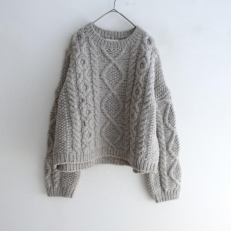 かぐれ 【2023AW/定価2.2万】かぐれ kagure *ペルーアランクルーネック