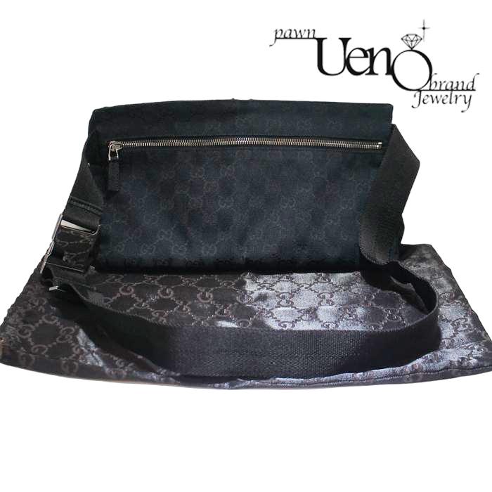 GGキャンバス 【質屋】送料無料！GUCCI グッチ ウエストポーチ 2WAY GG