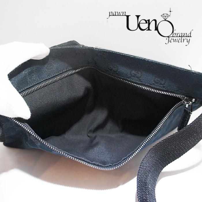 GGキャンバス 【質屋】送料無料！GUCCI グッチ ウエストポーチ 2WAY GG