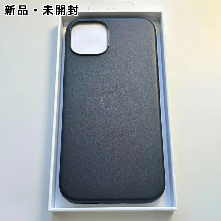 iPhone 13 Apple純正 MagSafe対応 レザーケース・ミッドナイト 新品