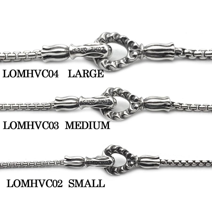 LONE ONES（ロンワンズ） ラージフック3.7mmボックスチェーン Large