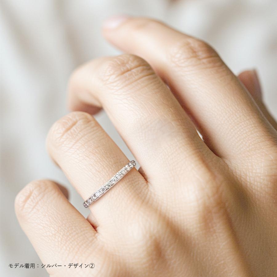 Red string フルエタニティ 指輪 リング レディース シルバー925
