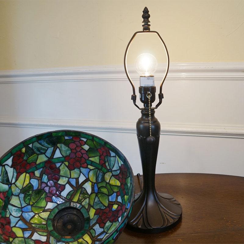 ステンドグラス ランプ 葡萄柄 ブドウ 限定品 シリアルナンバー付