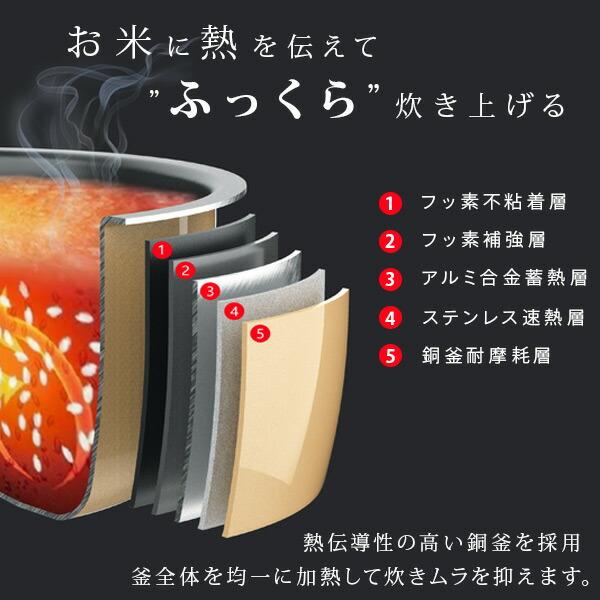 山善（YAMAZEN） 炊飯器 5.5合 IH 一人暮らし IH炊飯器 5.5合炊き IH式