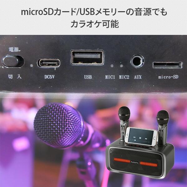 とうしょう カラオケ カラオケセット 家庭用 ワイヤレスマイク