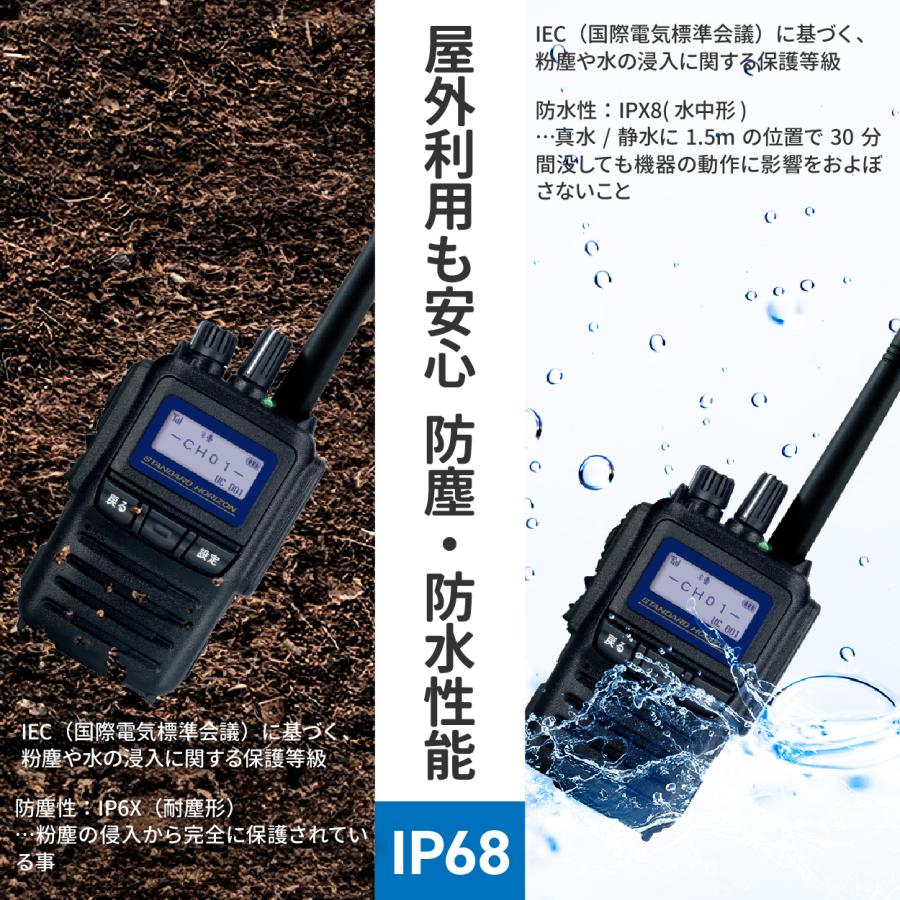 スタンダード C6000 1200/430MHz 10W FMデュアルバンド