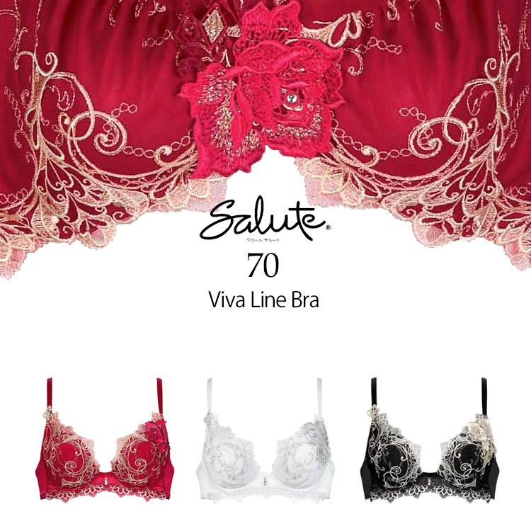 サルート（SALUTE） ワコール 70 VIVA LINE ブラジャー Gカップ