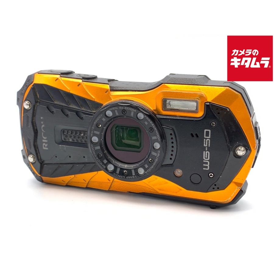 中古】 【難あり品】 リコー WG-50 オレンジ : カメラのキタムラヤフー