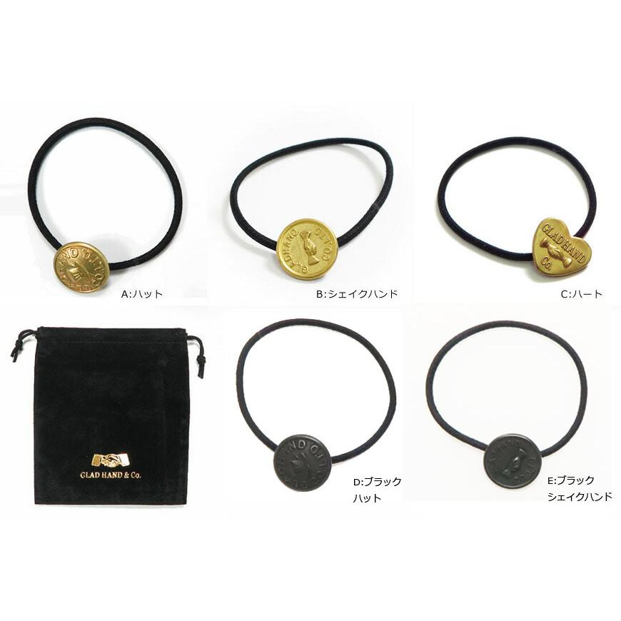 GLAD HAND（グラッドハンド） ブラスコンチョ ヘアゴム 髪留め : EARTH