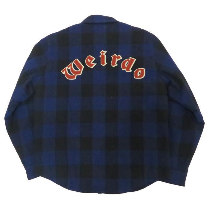 WEIRDO（ウィアード） キルティング チェック シャツ ジャケット