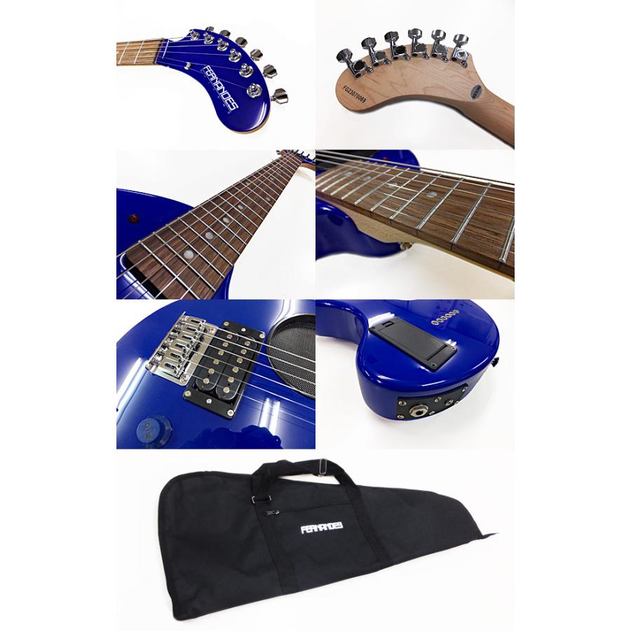 FERNANDES エレキギター ZO-3 青 ソフトケース付き ZO FERNANDES ZO-3