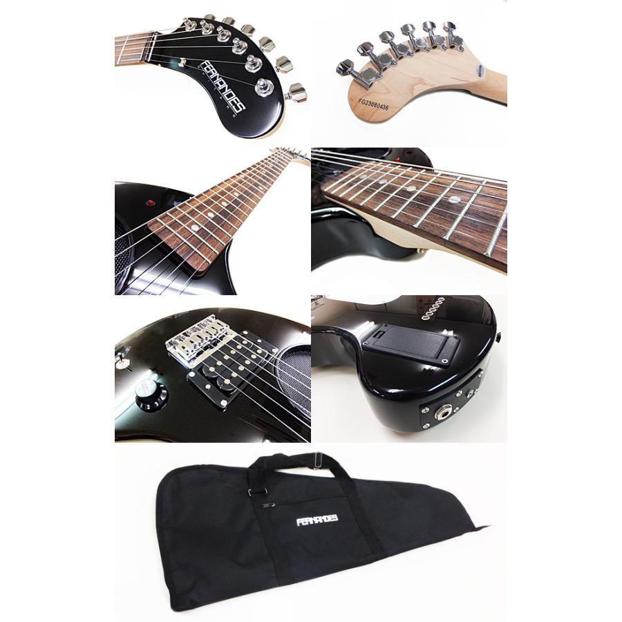 ZO FERNANDES ZO-3 BLACK フェルナンデス アンプ内蔵ギター