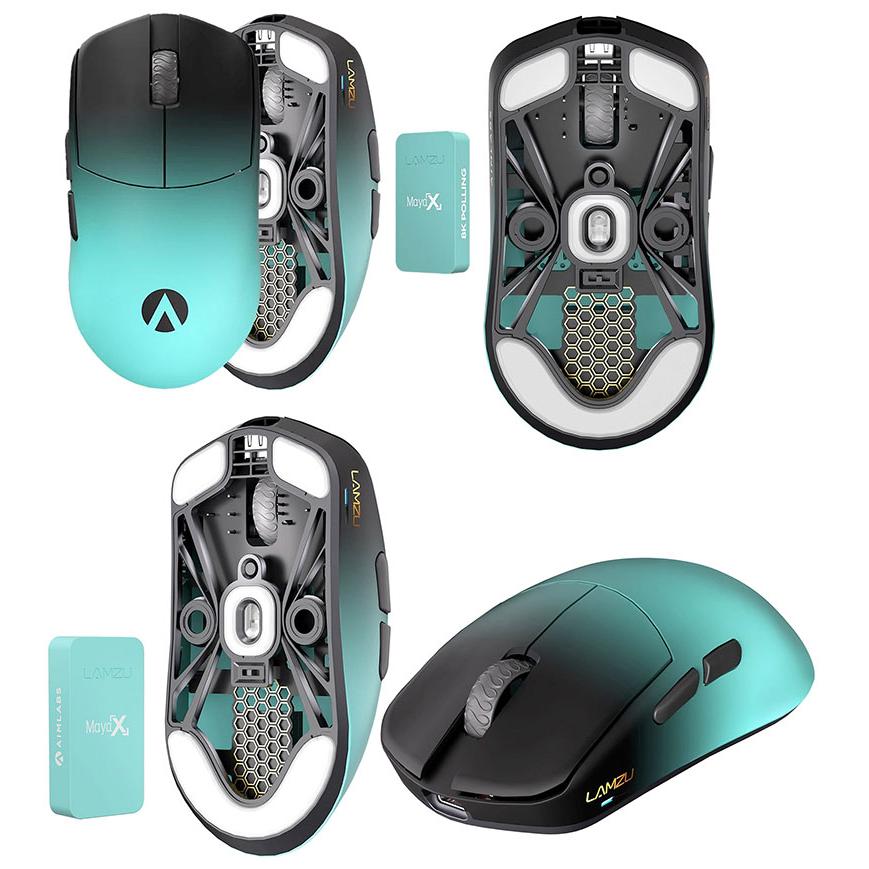 LAMZU LAMZU Maya X 8Kレシーバー付属 ワイヤレスゲーミングマウス