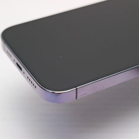 美品 SIMフリー iPhone14 Pro 256GB ディープパープル スマホ 中古あす