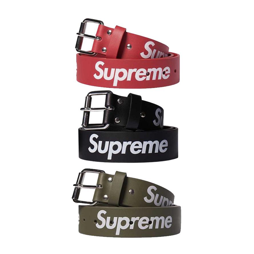 Supreme（シュプリーム） 【並行輸入品】Supreme Repeat Leather Belt
